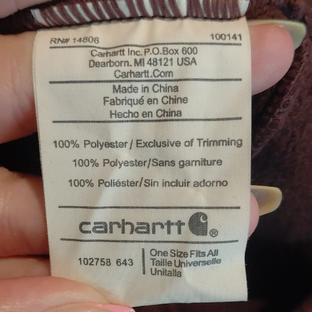 Carhartt stay cozy